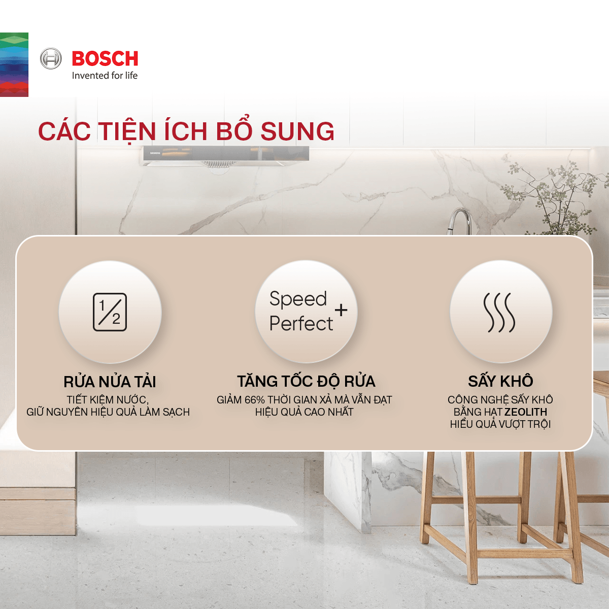 Máy rửa bát Bosch SMS6ZCW07E bền đẹp